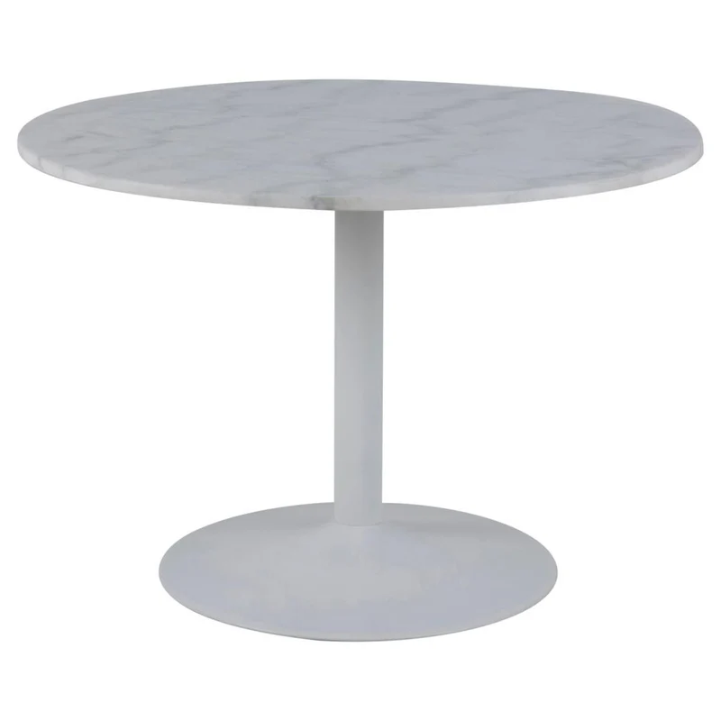 Carter Matbord Rund 110 cm Vit