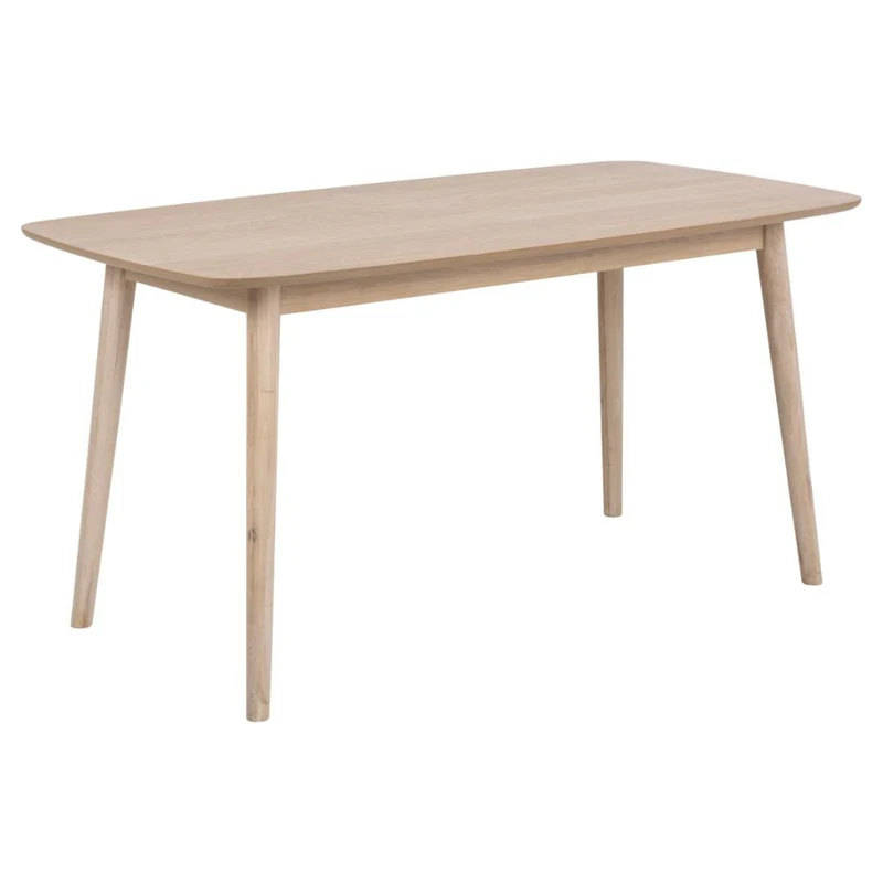 Lillesand Matbord 150x80 cm Vitpigmenterad Ek