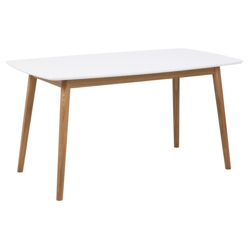 Lillesand Matbord 150x80 cm Vit/Ek