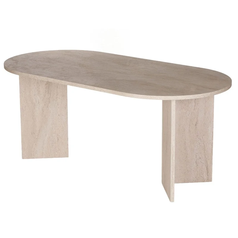 Melo Matbord Travertine