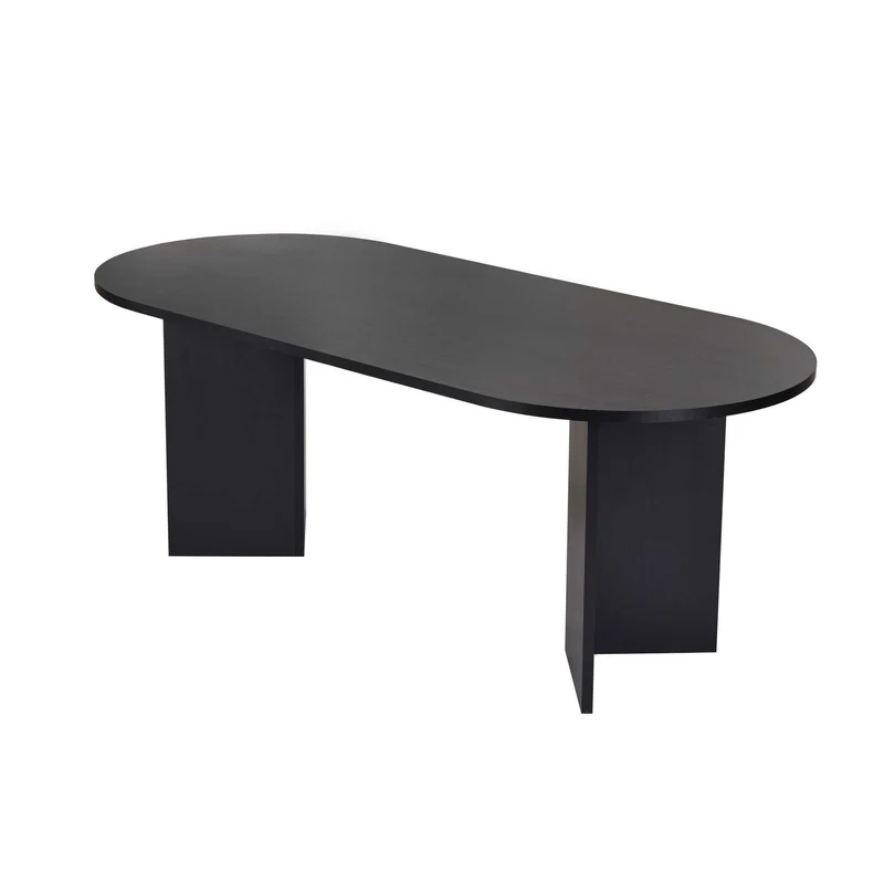 Sandy Matbord Wood Black