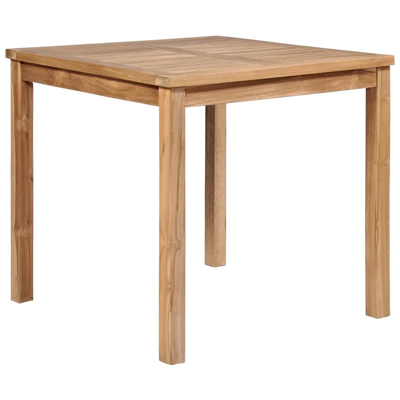 Trädgårdsbord 80x80x77 cm massiv teak