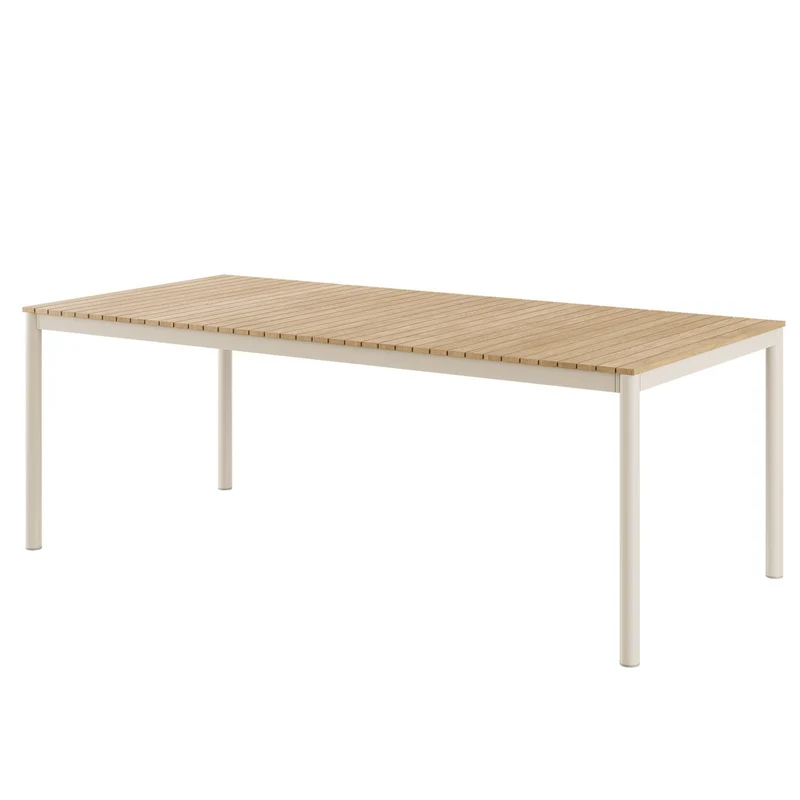 Mood Classic bord 208x100 cm Sandy Grey/Teak