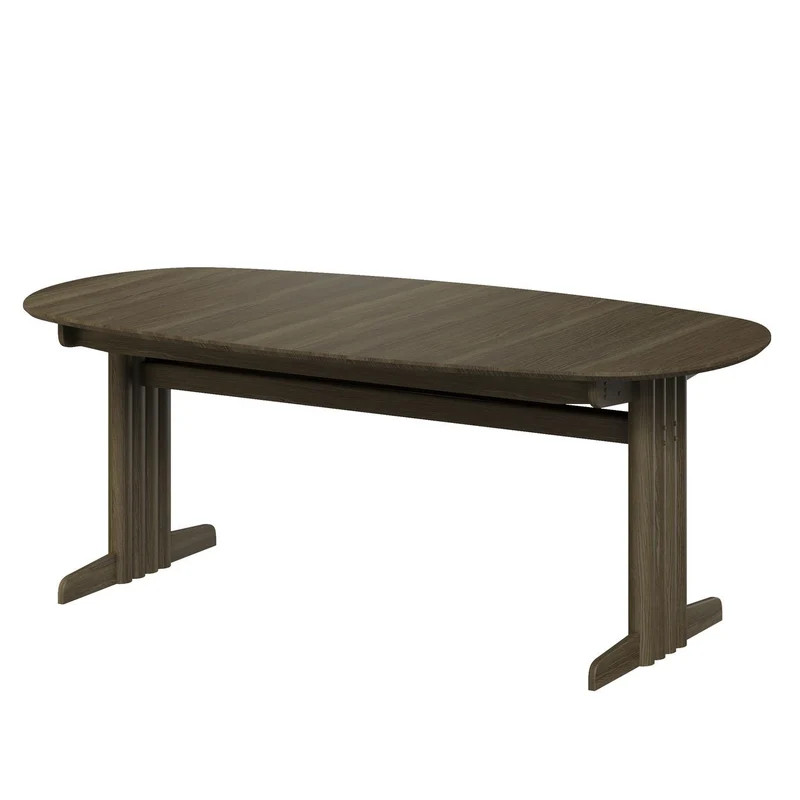 Broholm Matbord 200x105 cm Rökoljad Ek