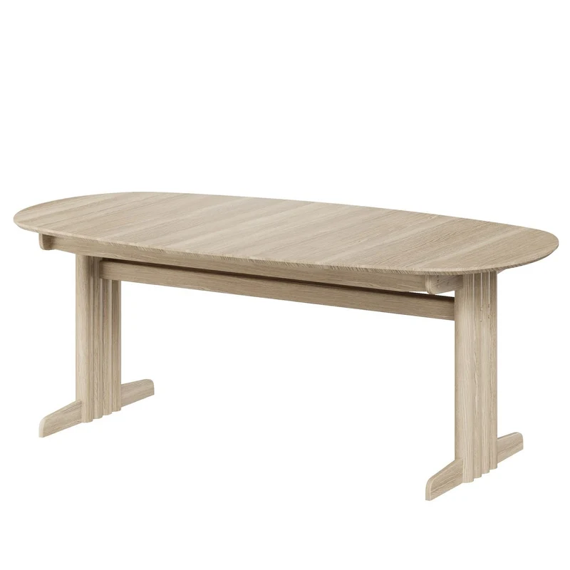 Broholm Matbord 200x105 cm Vitoljad Ek