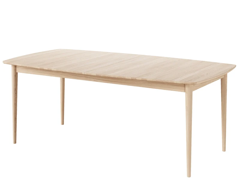 Nordlight Matbord 200-290x105 cm Massiv Vitoljad Ek