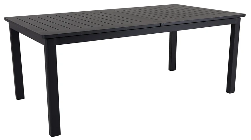 Lomma Matbord 100x194-312 cm Svart