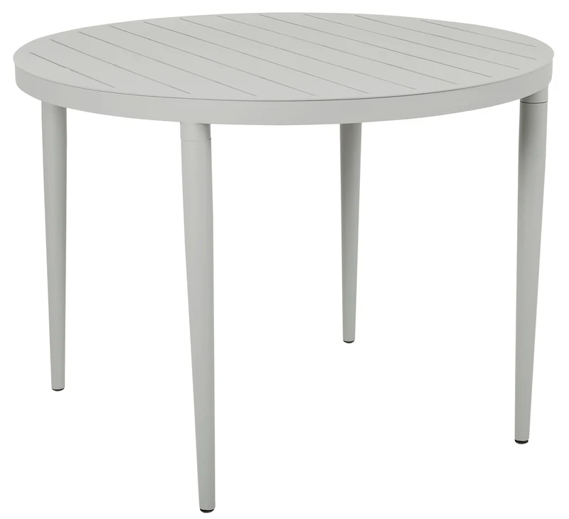 Bigby Matbord Rund 100 cm Light Grey
