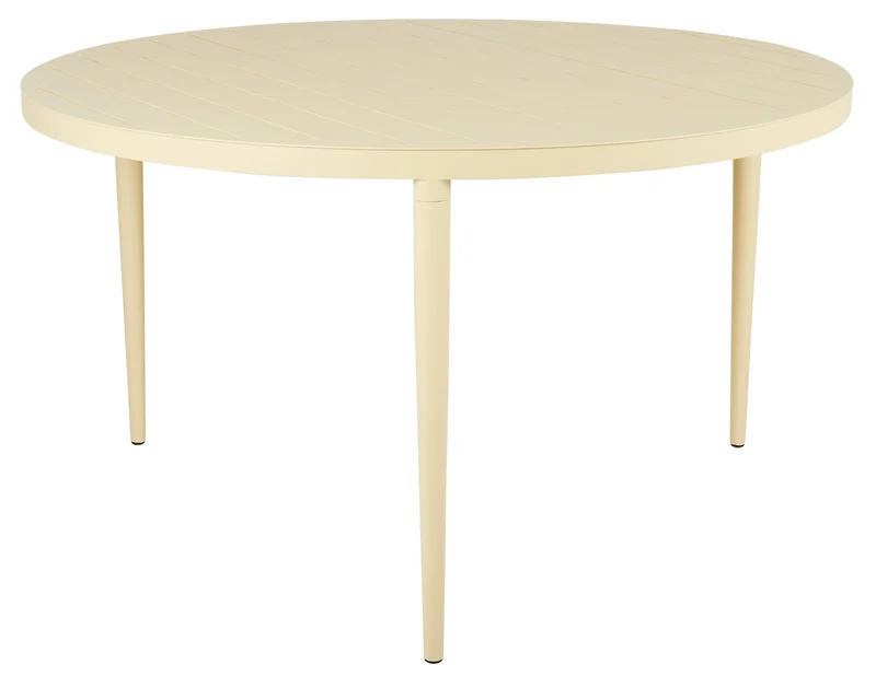 Bigby Matbord Rund 130 cm Lemon