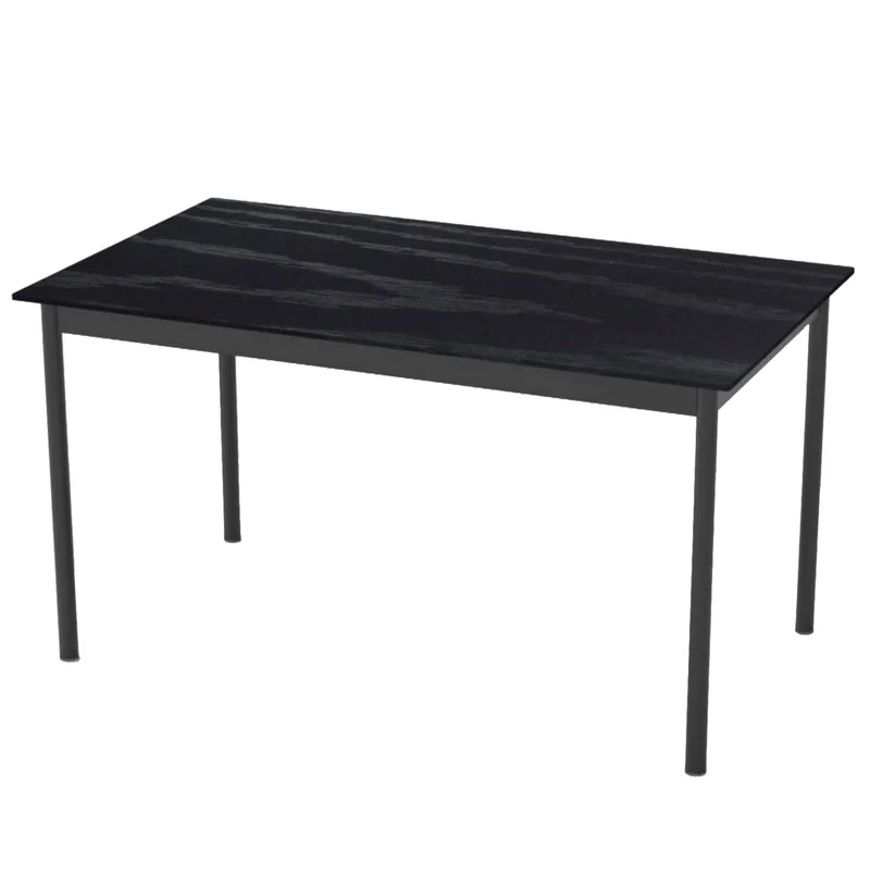 Segmento 85x140 cm Matbord Svart