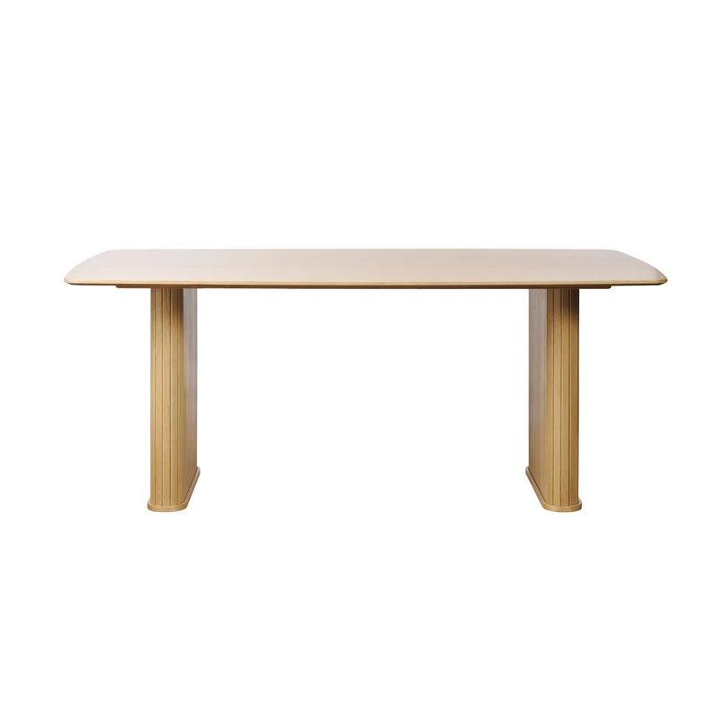 Accento 100x190 cm Oval Matbord Naturlig