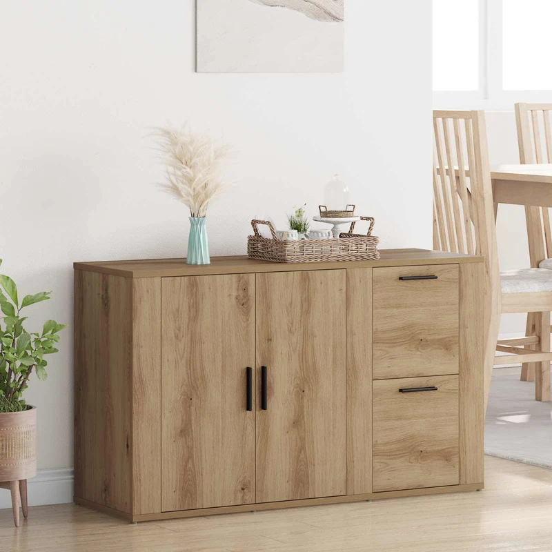 Sideboard Artisan Ek 100 x 33 x 59.5 cm Konstruerat trä