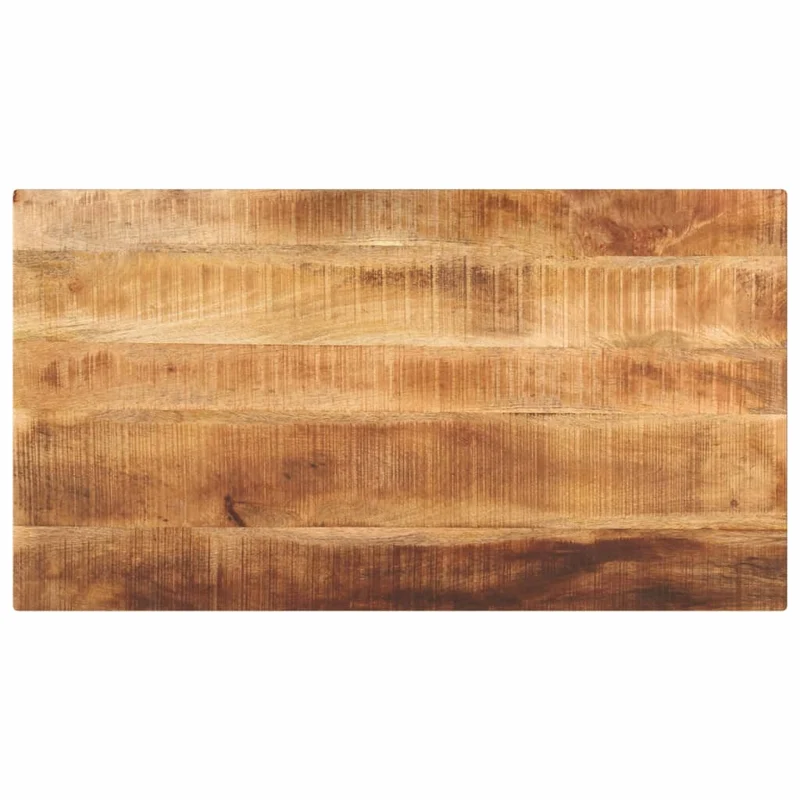 Bordsskiva 120x60x1,5 cm rektangulär massivt grovt mangoträ