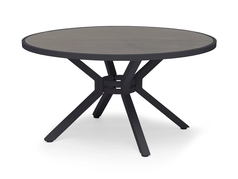 Hånger Utebord Ø140 cm Svart