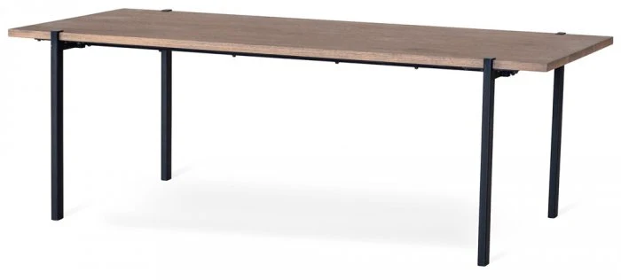 Aki Matbord 220x95 cm Gråbetsad Ek