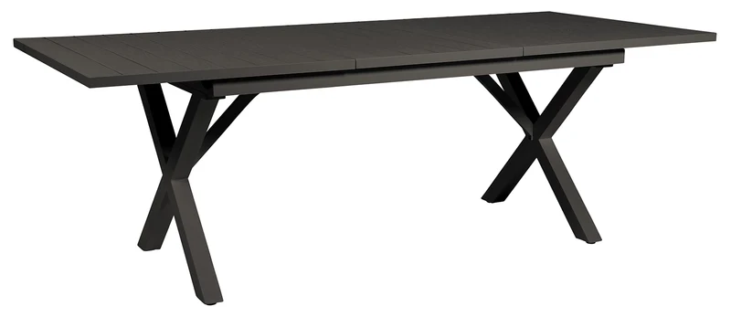 Hillmond Bord 100x160-220 cm Svart
