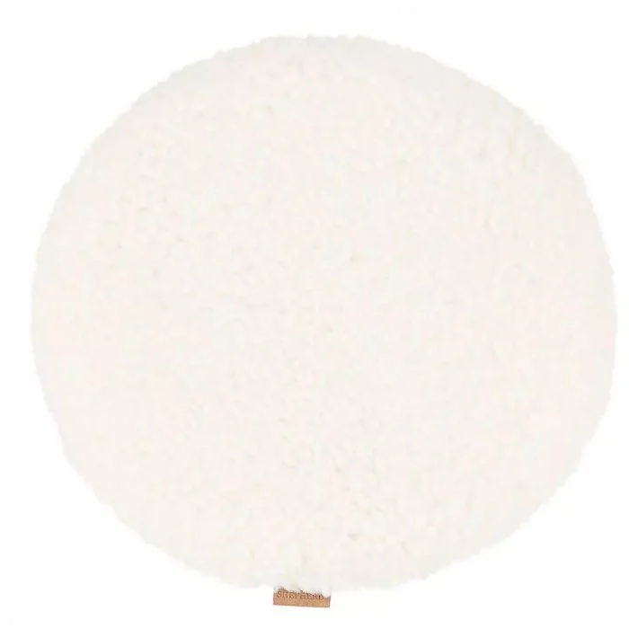 Ida stolsdyna (ej vadderad) 36 cm rund / vit