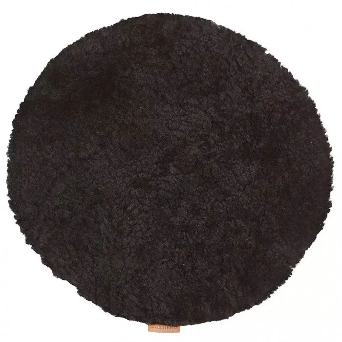 Ida stolsdyna (ej vadderad) 36 cm rund / Svart