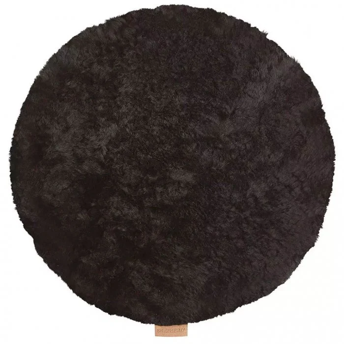 Jill stolsdyna (vadderad) 36 cm rund / Svart