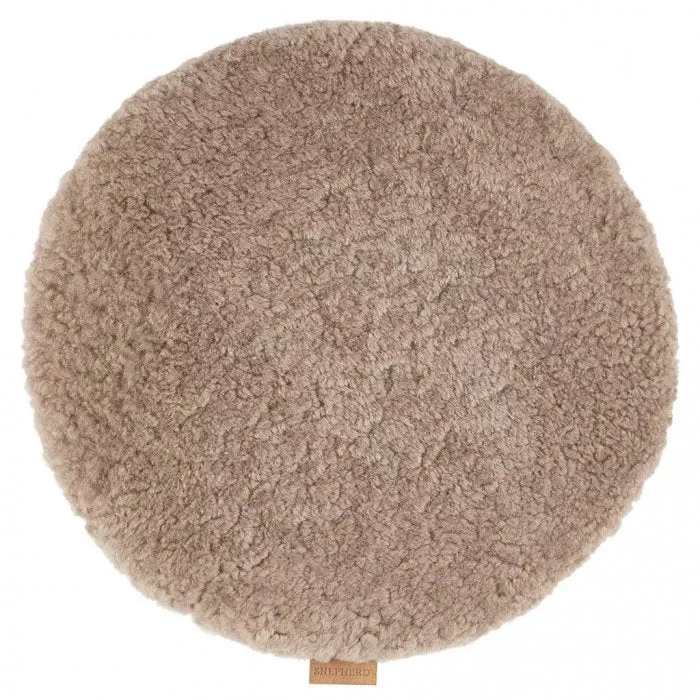 Jill stolsdyna (vadderad) 36 cm rund / Stone