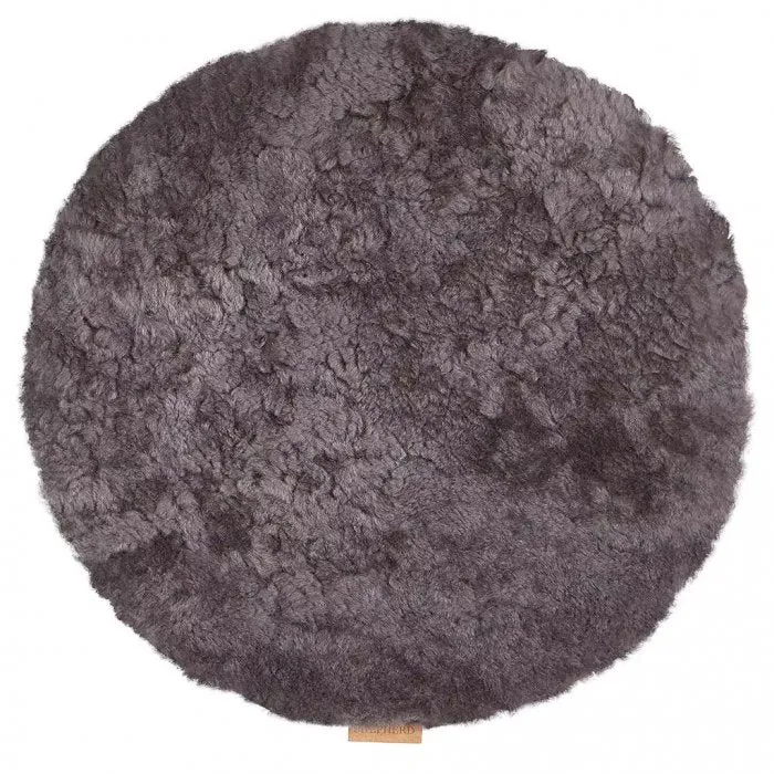 Ida stolsdyna (ej vadderad) 36 cm rund / Carbon