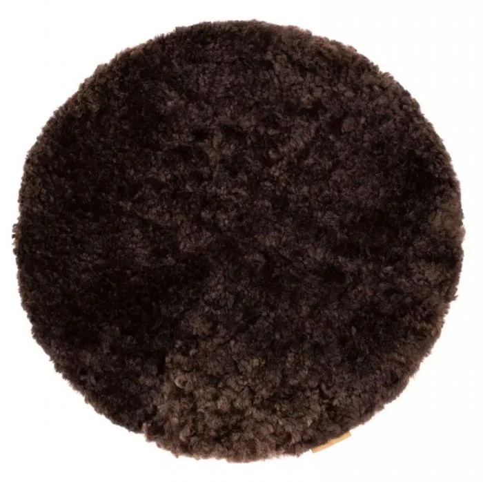 Ida stolsdyna (ej vadderad) 36 cm rund / Dark Brown