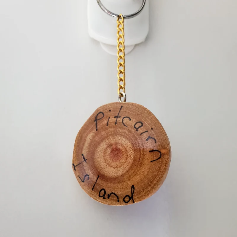 Hand made Timber Key Ring from Local Miro wood