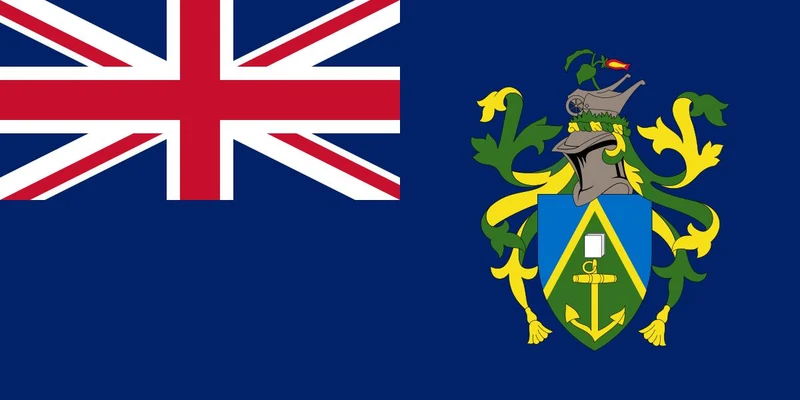 Pitcairn Island Flag - Hand Waving Size