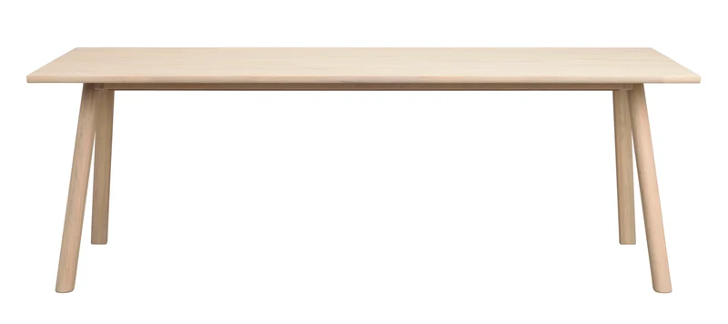 Clapperton Matbord – Vitpigmenterad 220×95 cm