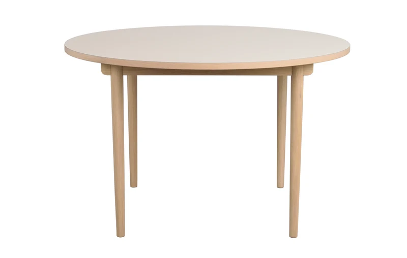 Fairmount Matbord – Beige/Vitpigmenterad Ø120 cm