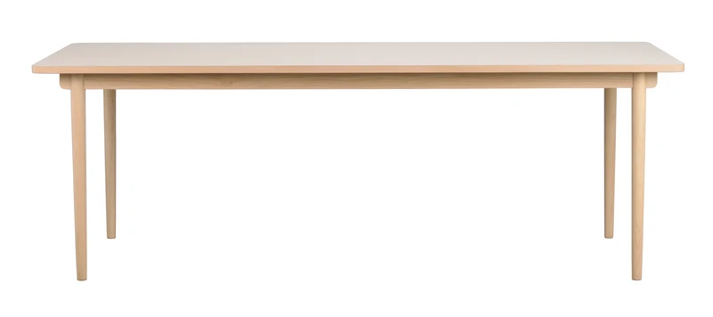 Fairmount Matbord – Beige/Vitpigmenterad 220×95 cm