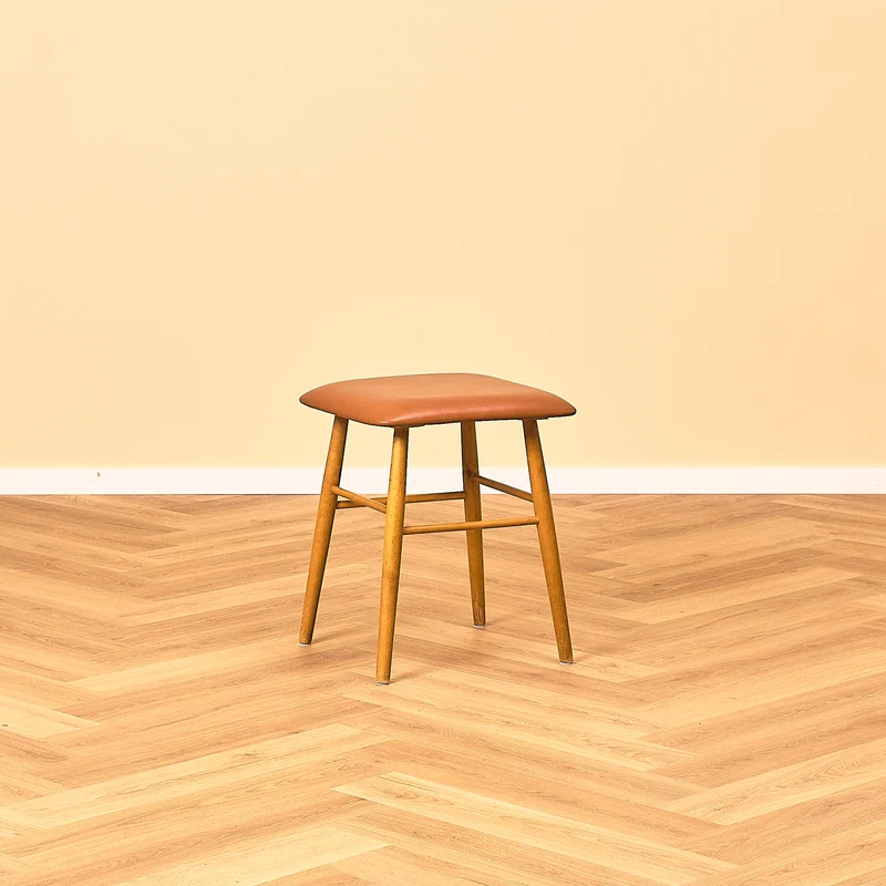 Swedish stool "Fanett" by Ilmari Tapiovaara for Edsbyverken