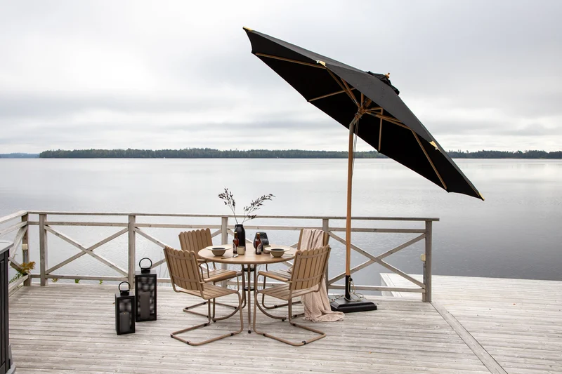 Nypo parasoll – Svart 330 cm