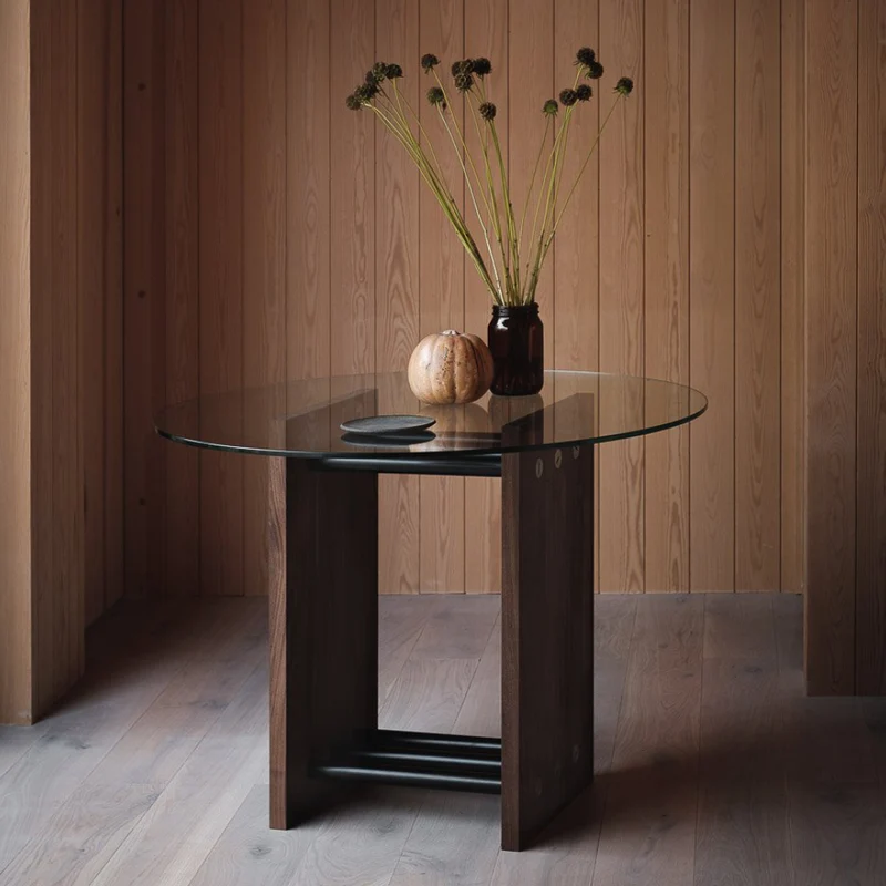 NEB Cube 02 in Walnut base and Glass top