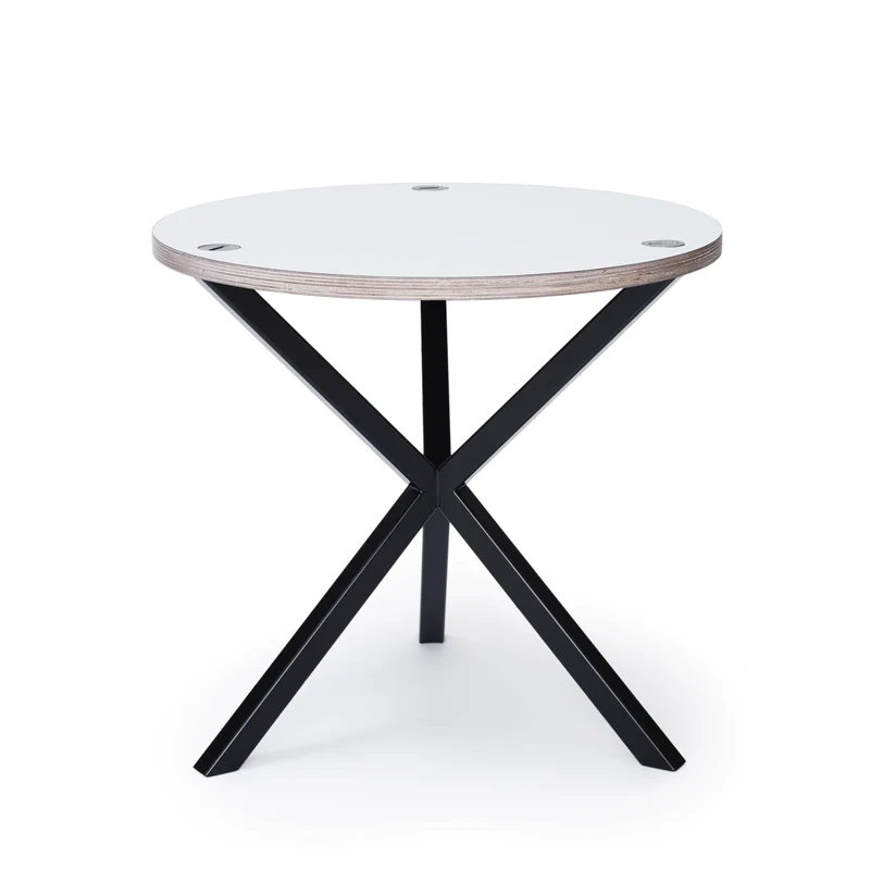 NEB Round Side Table With Top In Laminate