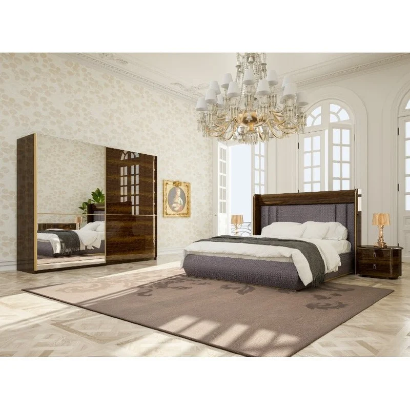 Favor Sovrumsset - (160 cm Säng-2 st Sängbord-Sminkbord)