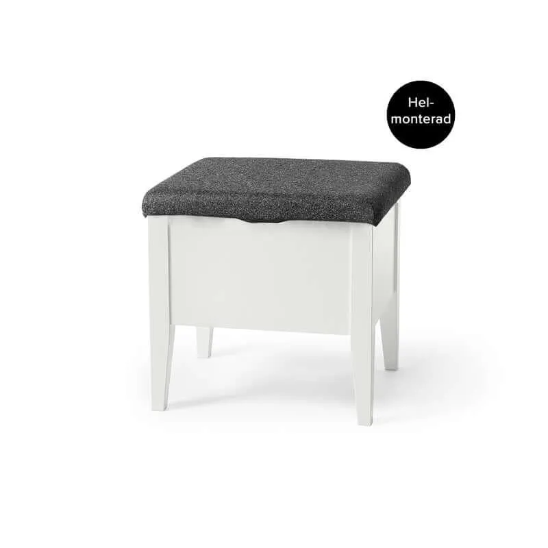 KLINTE BÄNK 45 VIT/ULLTYG
