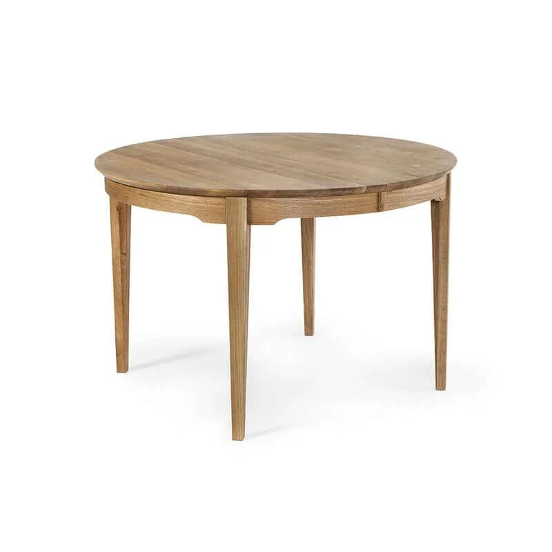 Hovdala Runt Matbord med iläggsskiva 115 cm. Oljad Ek