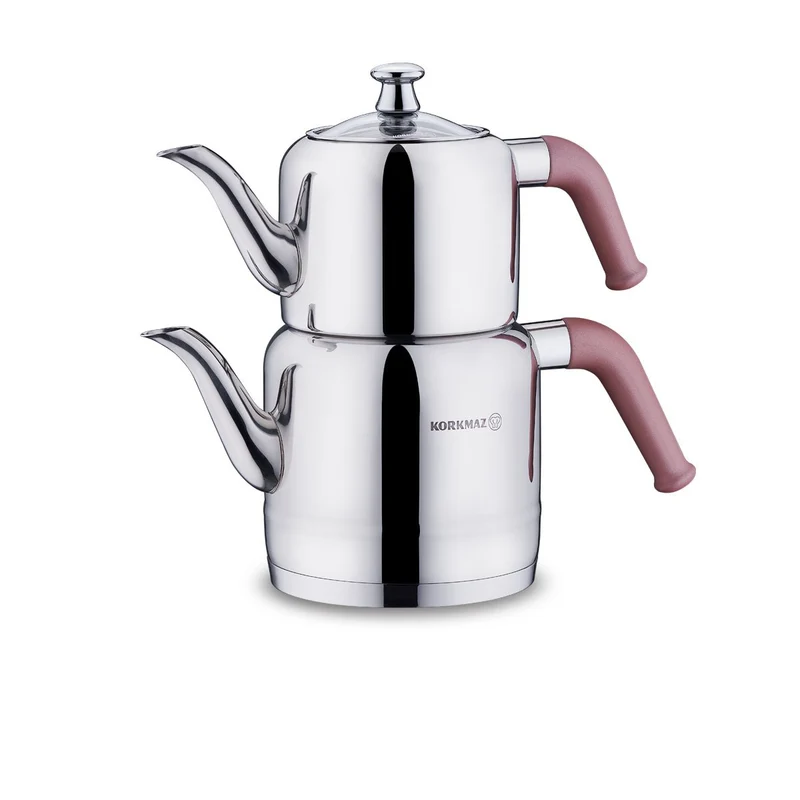 Korkmaz Riva Rosa Guld Teapot Set A189-1