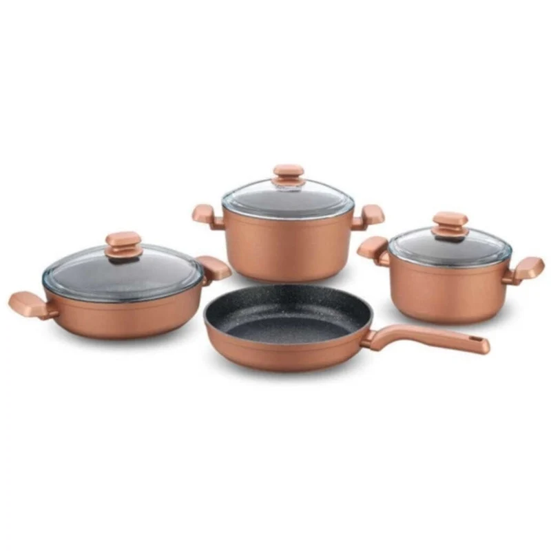 Korkmaz Helena Granite 7 Delar Cookware A1350