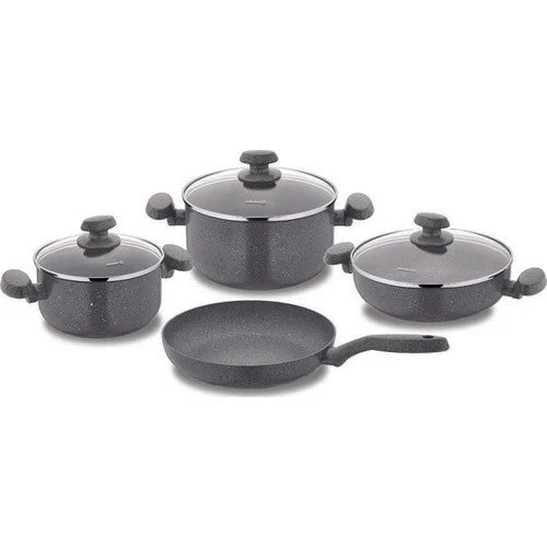 Korkmaz Mia Granite 7 Delar Cookware A1146-1