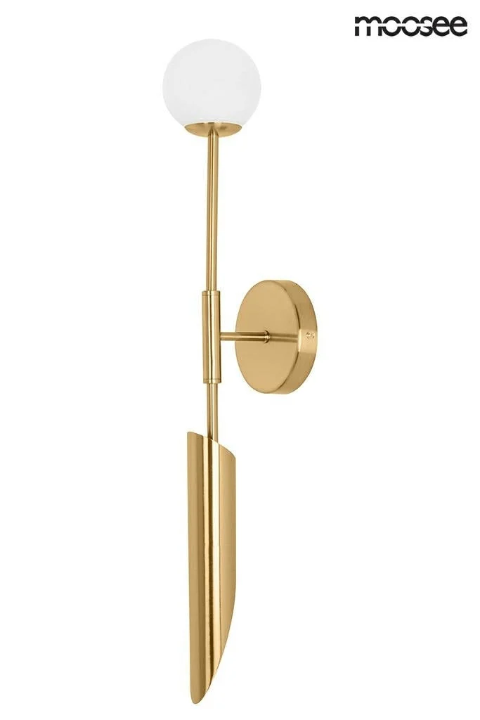 Vägglampa MOOSEE - LUCCA, guld