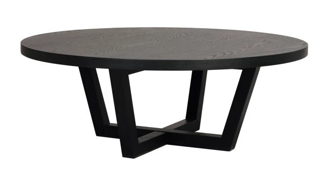 Boxford soffbord runt Ø110 svart ek
