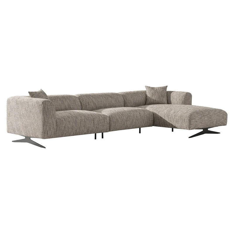 Soffa Hoxton 3-sits Höger Naturfärg