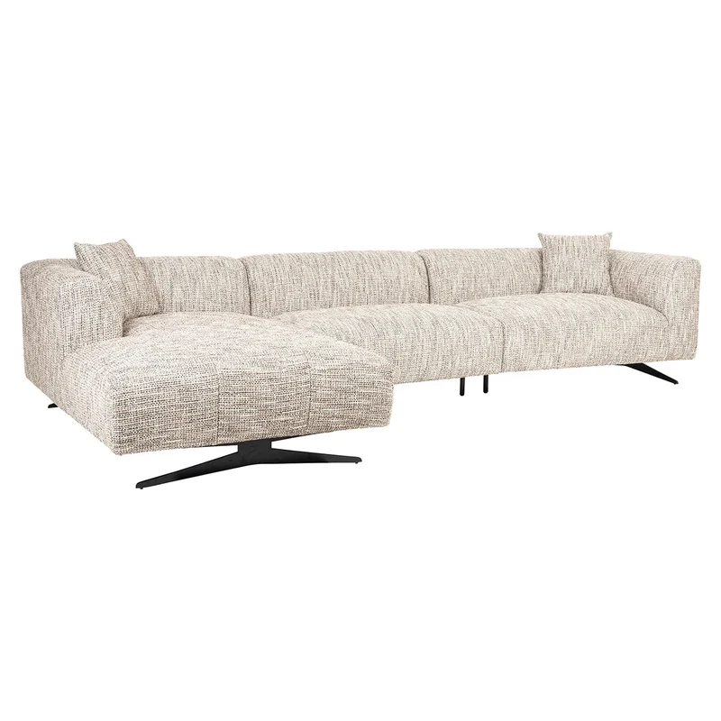 Soffa Hoxton 3-sits Vänster Naturfärg