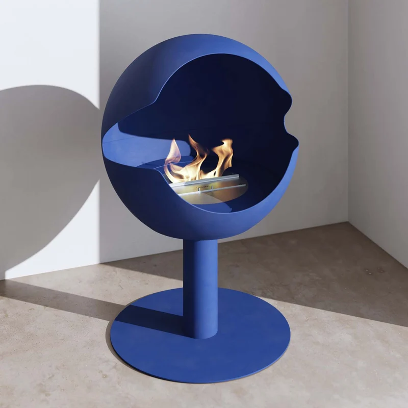 Globe kamin, Cobalt (hög)
