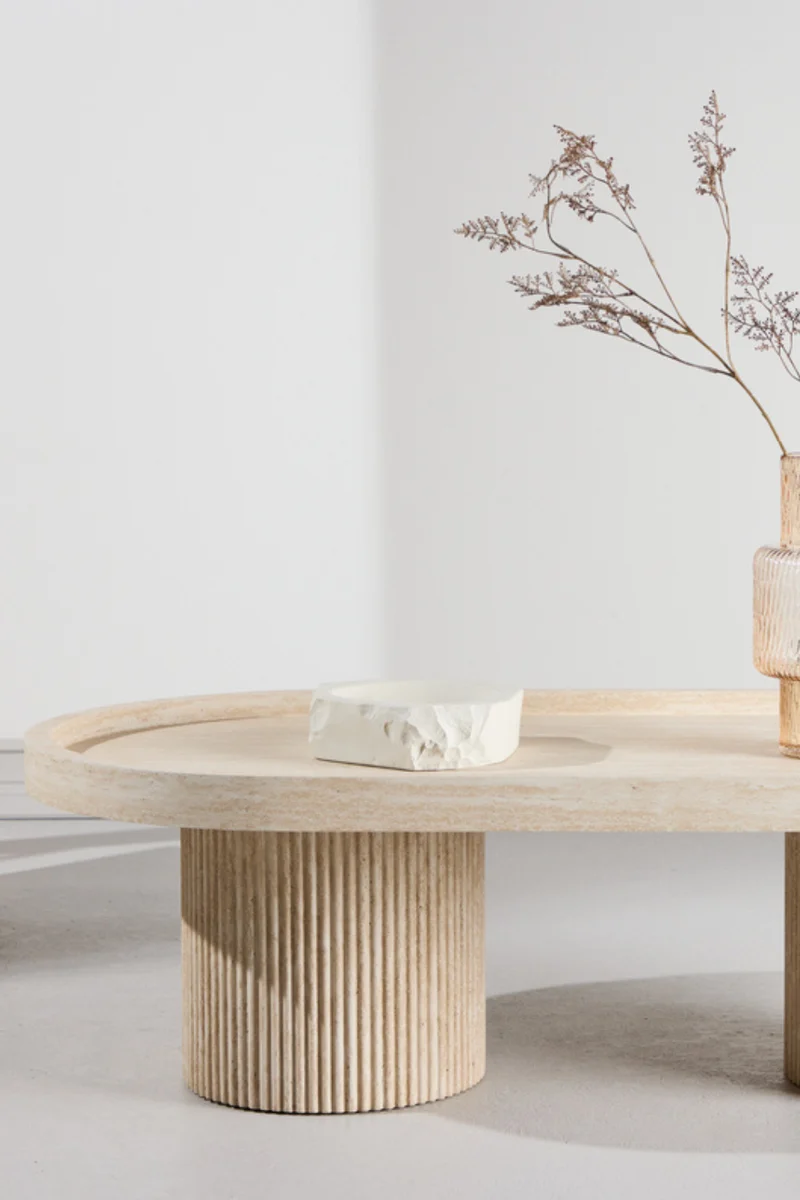 Krille Soffbord Beige 120 x 60cm