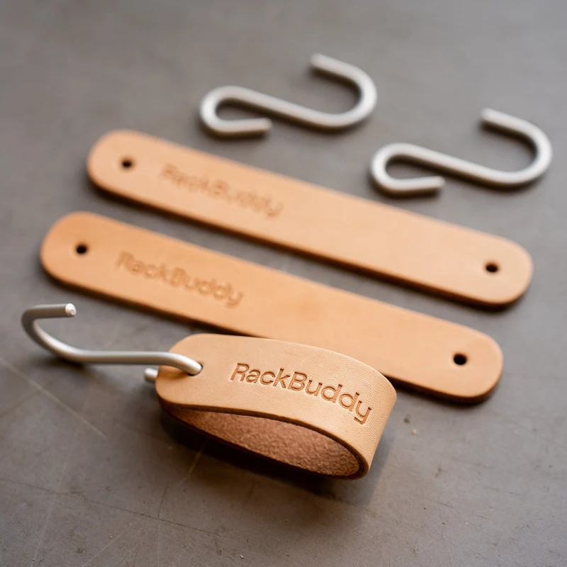 Original S-krok med läderband (set med 3st)