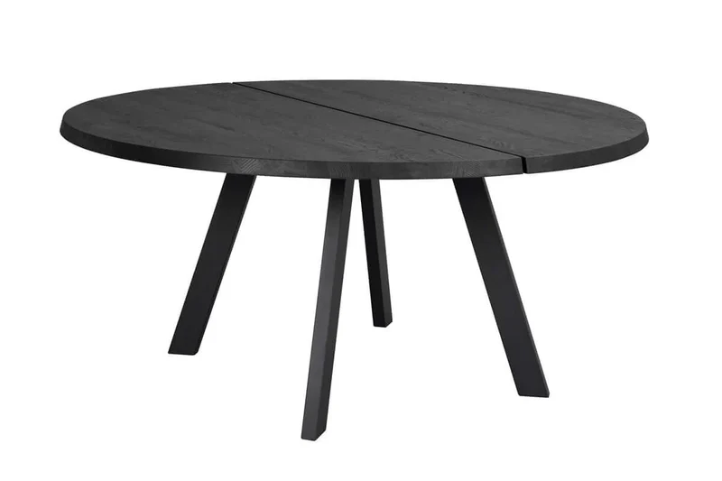 FRED RUNT MATBORD SVART 160