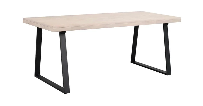 BROOKLYN MATBORD VITPIGMENTERAD/SVART 170 U-Ben